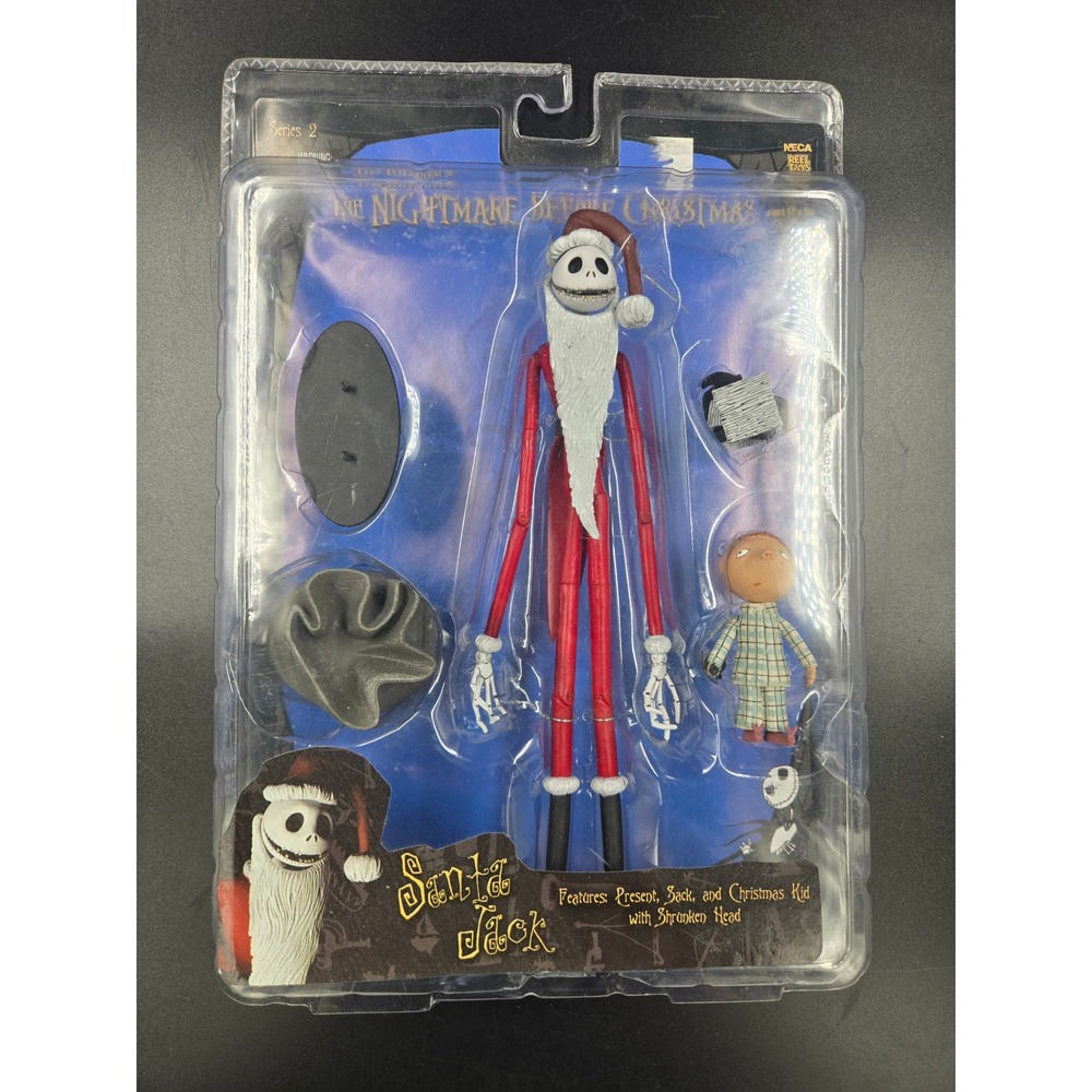 NECA Nightmare Before Christmas Santa Jack Skellington Series 2 Action Figure